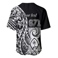 671 Guam Personalised Baseball Jersey Latte Stone Tribal LT9 - Polynesian Pride