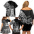 671 Guam Personalised Family Matching Off Shoulder Short Dress and Hawaiian Shirt Latte Stone Tribal