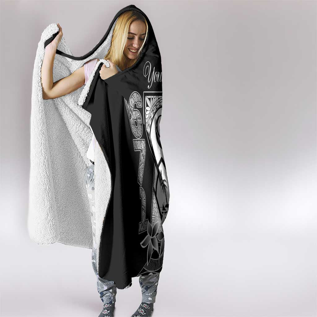 671 Guam Personalised Hooded Blanket Latte Stone Tribal LT9 - Polynesian Pride