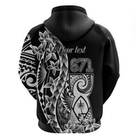 671 Guam Personalised Hoodie Latte Stone Tribal LT9 - Polynesian Pride