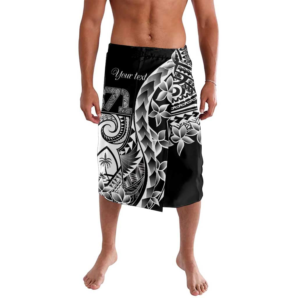 671 Guam Personalised Lavalava Latte Stone Tribal LT9 Black - Polynesian Pride