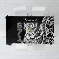 671 Guam Personalised Tablecloth Latte Stone Tribal LT9 Black - Polynesian Pride