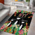 671 Guam Personalised Area Rug Latte Stone and Tropical Flowers