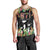 671 Guam Personalised Men Tank Top Latte Stone and Tropical Flowers