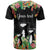 671 Guam Personalised T Shirt Latte Stone and Tropical Flowers