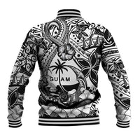 Guam Hafa Adai Guasali Flowers Baseball Jacket LT9 - Polynesian Pride