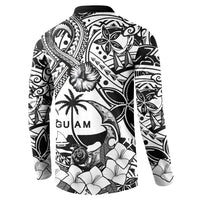 Guam Hafa Adai Guasali Flowers Button Sweatshirt LT9 - Polynesian Pride