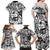 Guam Hafa Adai Guasali Flowers Family Matching Off Shoulder Maxi Dress and Hawaiian Shirt