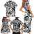 Guam Hafa Adai Guasali Flowers Family Matching Short Sleeve Bodycon Dress and Hawaiian Shirt