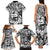 Guam Hafa Adai Guasali Flowers Family Matching Tank Maxi Dress and Hawaiian Shirt