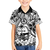 Guam Hafa Adai Guasali Flowers Hawaiian Shirt LT9 - Polynesian Pride