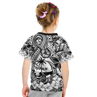 Guam Hafa Adai Guasali Flowers Kid T Shirt LT9 - Polynesian Pride