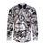 Guam Hafa Adai Guasali Flowers Long Sleeve Button Shirt