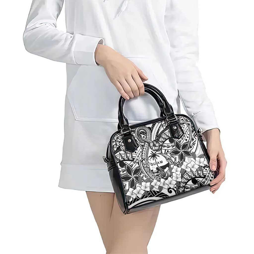 Guam Hafa Adai Guasali Flowers Shoulder Handbag LT9 - Polynesian Pride