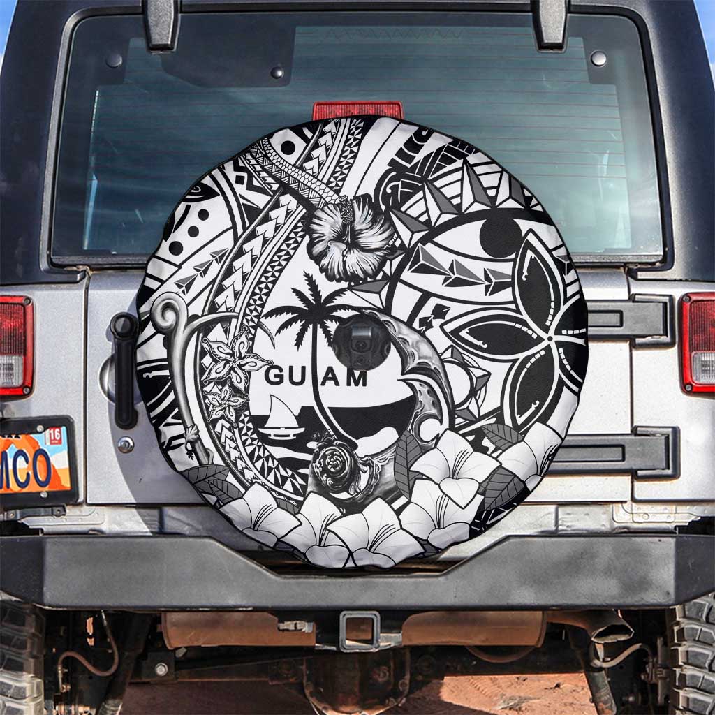 Guam Hafa Adai Guasali Flowers Spare Tire Cover