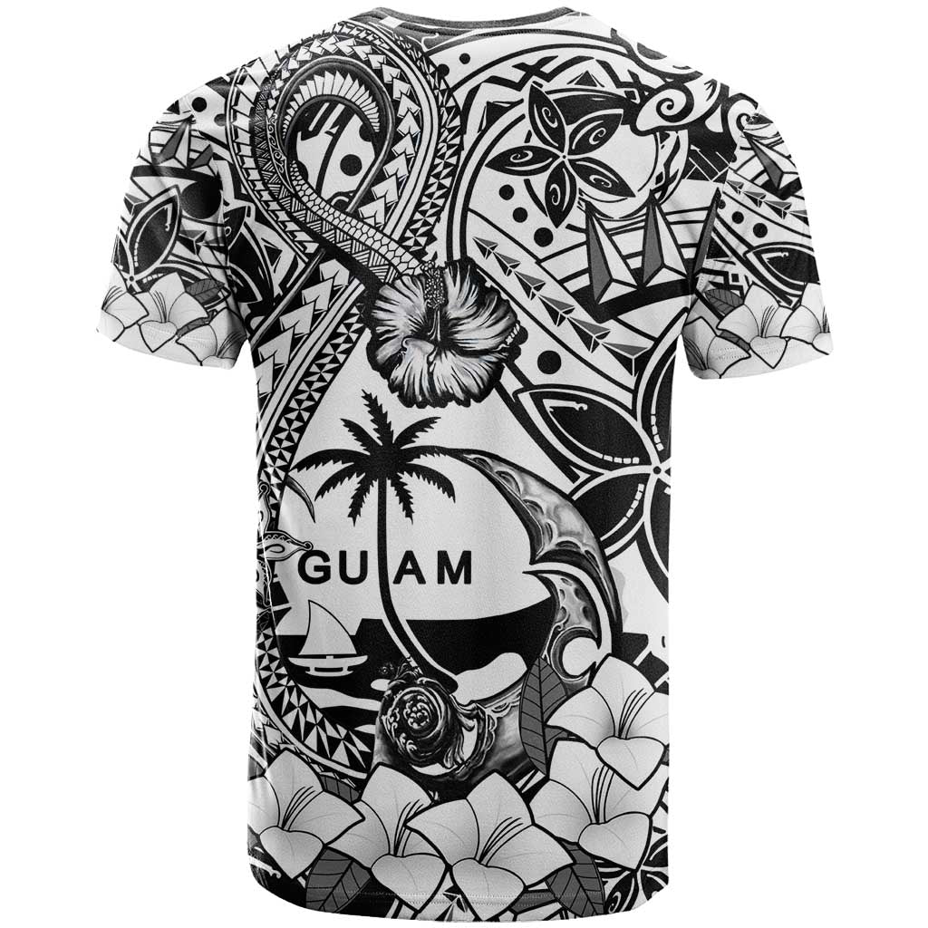 Guam Hafa Adai Guasali Flowers T Shirt LT9 - Polynesian Pride