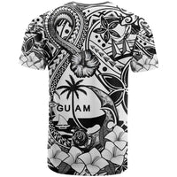 Guam Hafa Adai Guasali Flowers T Shirt LT9 - Polynesian Pride
