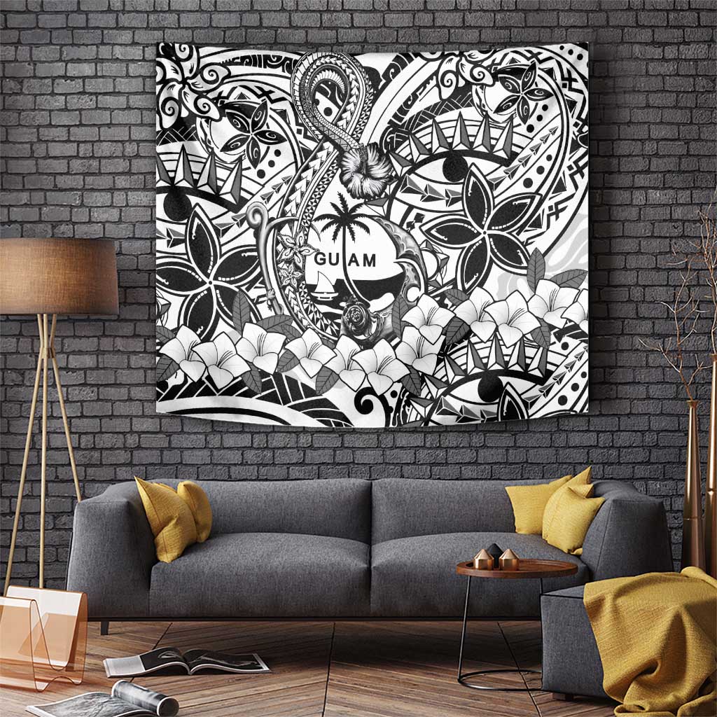 Guam Hafa Adai Guasali Flowers Tapestry LT9 - Polynesian Pride