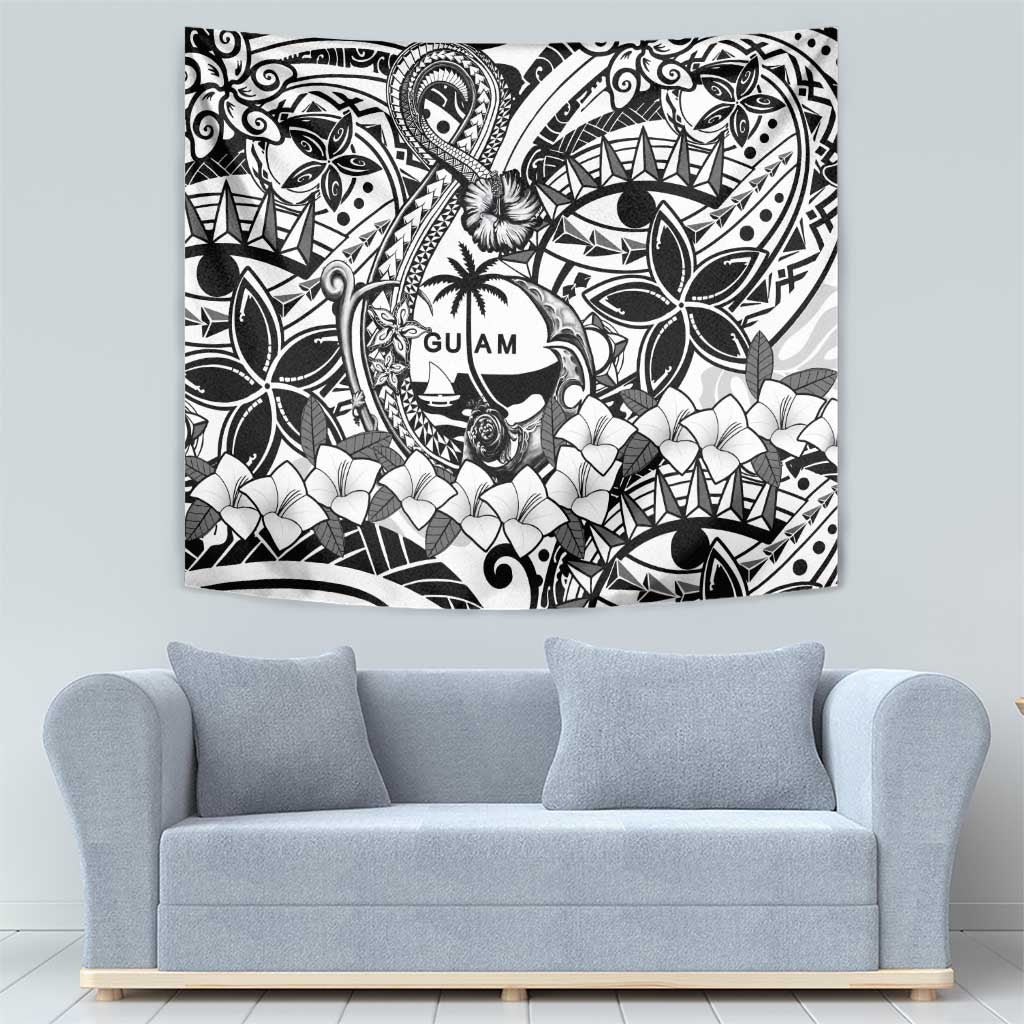 Guam Hafa Adai Guasali Flowers Tapestry LT9 - Polynesian Pride