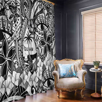 Guam Hafa Adai Guasali Flowers Window Curtain LT9 - Polynesian Pride