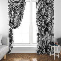 Guam Hafa Adai Guasali Flowers Window Curtain LT9 - Polynesian Pride