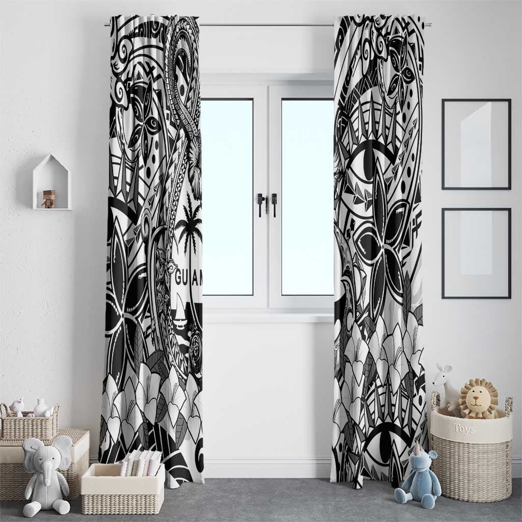 Guam Hafa Adai Guasali Flowers Window Curtain LT9 - Polynesian Pride