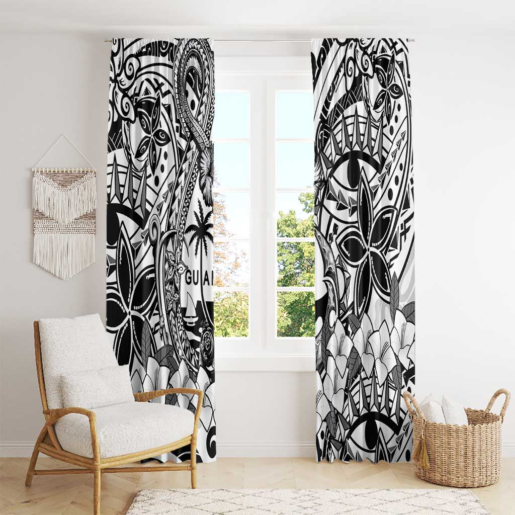 Guam Hafa Adai Guasali Flowers Window Curtain LT9 - Polynesian Pride
