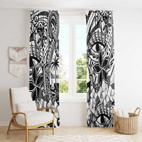 Guam Hafa Adai Guasali Flowers Window Curtain LT9 - Polynesian Pride