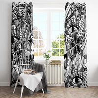 Guam Hafa Adai Guasali Flowers Window Curtain LT9 - Polynesian Pride