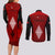 Tonga Rugby Couples Matching Long Sleeve Bodycon Dress and Long Sleeve Button Shirts Go Champions World Cup 2023 Ngatu Unique LT9 - Polynesian Pride