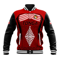 Custom Tonga Rugby Baseball Jacket Go Champions World Cup 2023 Ngatu Unique LT9 Unisex Red - Polynesian Pride
