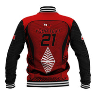 Custom Tonga Rugby Baseball Jacket Go Champions World Cup 2023 Ngatu Unique LT9 - Polynesian Pride