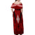 Custom Tonga Rugby Off Shoulder Maxi Dress Go Champions World Cup 2023 Ngatu Unique LT9 - Polynesian Pride