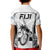 Fiji Rugby Kid Polo Shirt Go Champions World Cup 2023 Tapa Unique White Vibe LT9 - Polynesian Pride