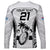 Custom Fiji Rugby Long Sleeve Shirt Go Champions World Cup 2023 Tapa Unique White Vibe LT9 - Polynesian Pride