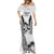 Custom Fiji Rugby Mermaid Dress Go Champions World Cup 2023 Tapa Unique White Vibe LT9 - Polynesian Pride