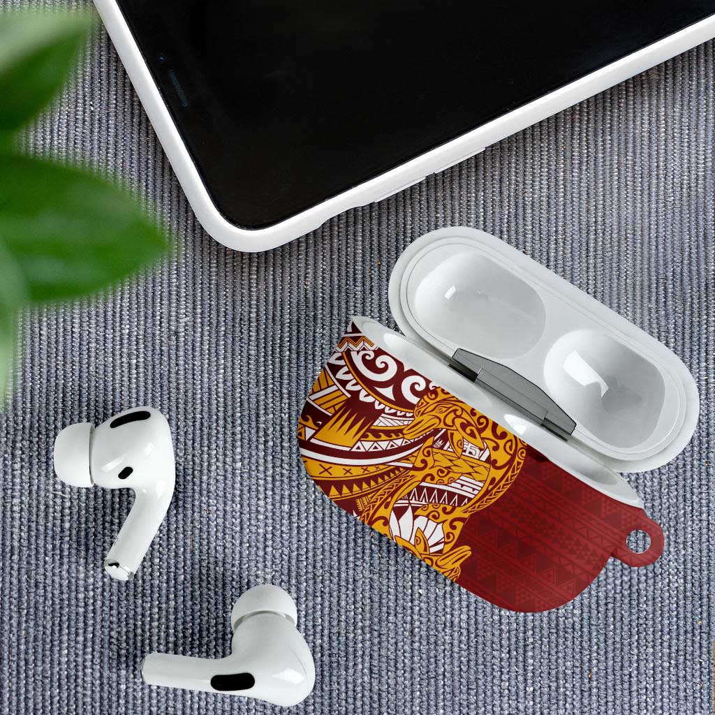 Couple Dolphins Maori Motif AirPods Case LT9 - Polynesian Pride