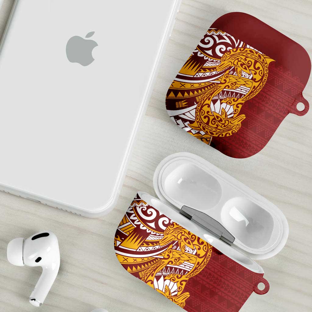 Couple Dolphins Maori Motif AirPods Case LT9 - Polynesian Pride