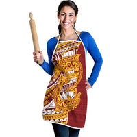 Couple Dolphins Maori Motif Apron LT9 - Polynesian Pride
