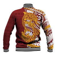 Couple Dolphins Maori Motif Baseball Jacket LT9 - Polynesian Pride
