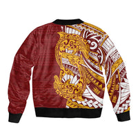 Couple Dolphins Maori Motif Bomber Jacket LT9 - Polynesian Pride