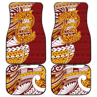 Couple Dolphins Maori Motif Car Mats LT9 - Polynesian Pride