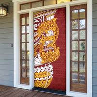 Couple Dolphins Maori Motif Door Cover LT9 - Polynesian Pride