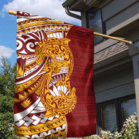 Couple Dolphins Maori Motif Garden Flag LT9 - Polynesian Pride
