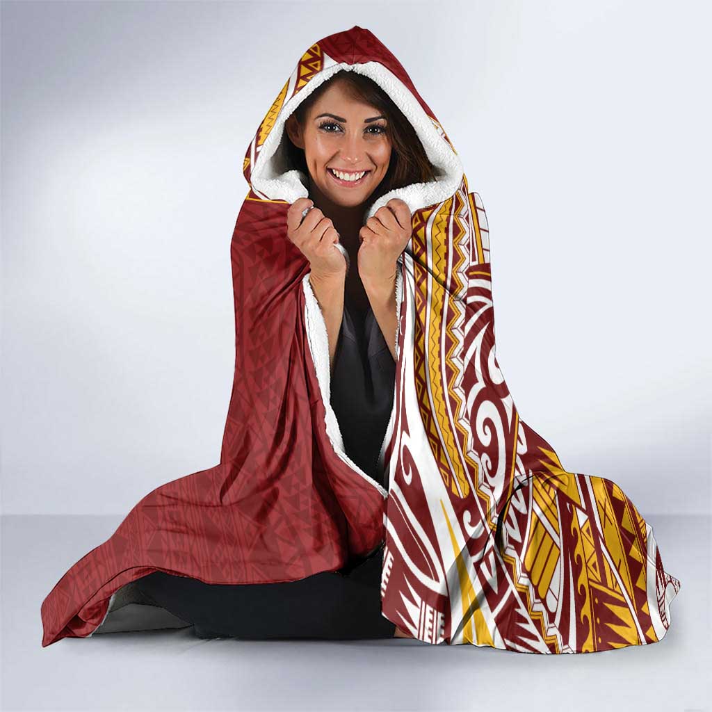 Couple Dolphins Maori Motif Hooded Blanket LT9 - Polynesian Pride
