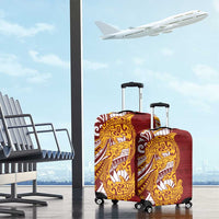 Couple Dolphins Maori Motif Luggage Cover LT9 - Polynesian Pride