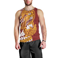 Couple Dolphins Maori Motif Men Tank Top LT9 - Polynesian Pride