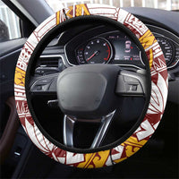 Couple Dolphins Maori Motif Steering Wheel Cover LT9 - Polynesian Pride