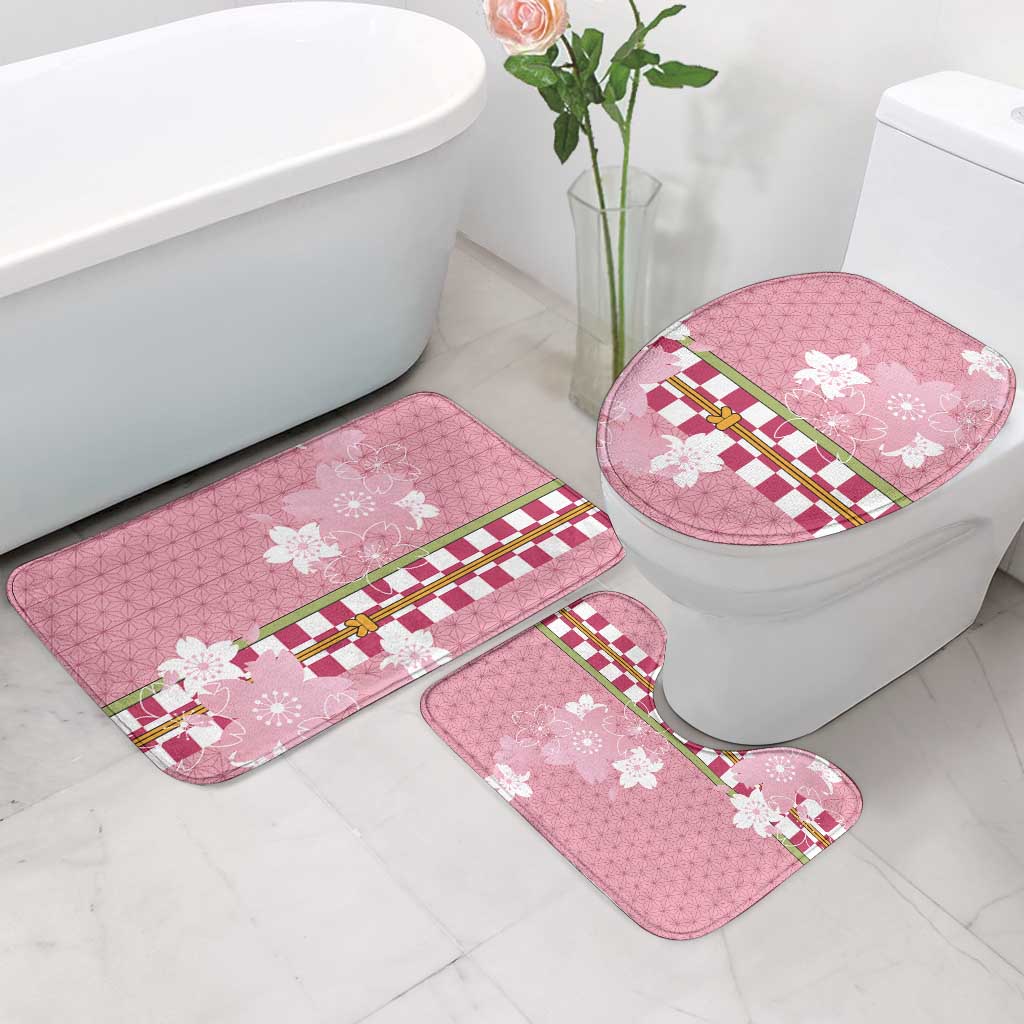Japanese Asanoha Pattern Bathroom Set Charm Against Evil Spirits LT9 - Polynesian Pride