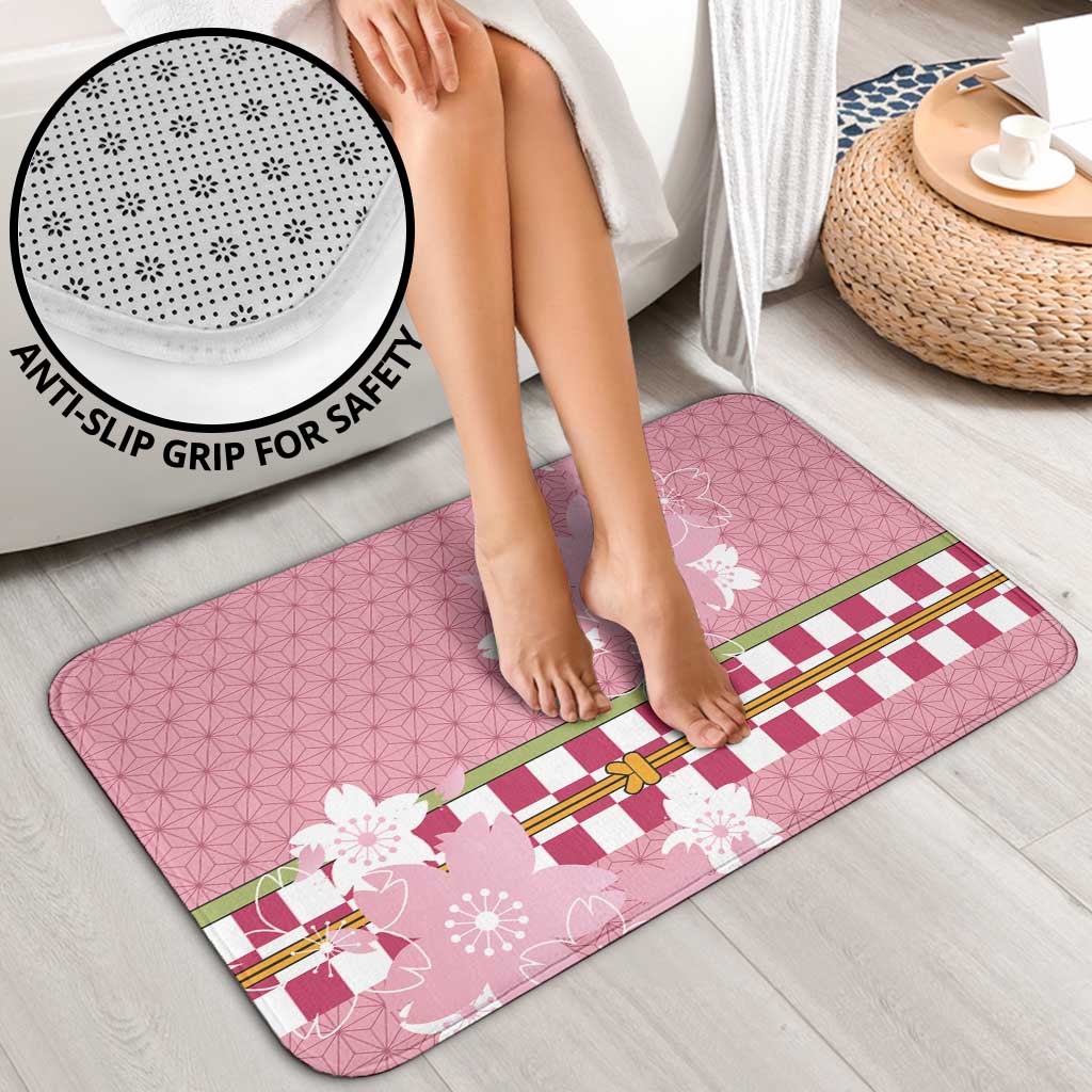 Japanese Asanoha Pattern Bathroom Set Charm Against Evil Spirits LT9 - Polynesian Pride